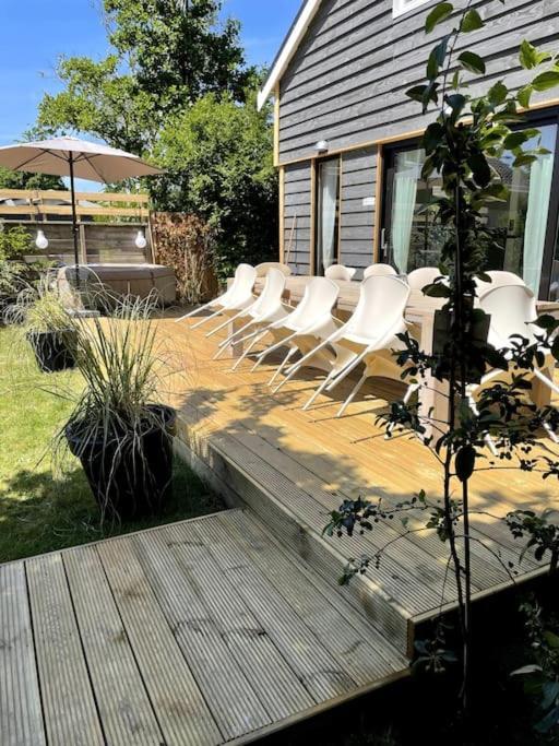 Modern Beach House For 12 Pers! With Jacuzzi Julianadorp Εξωτερικό φωτογραφία